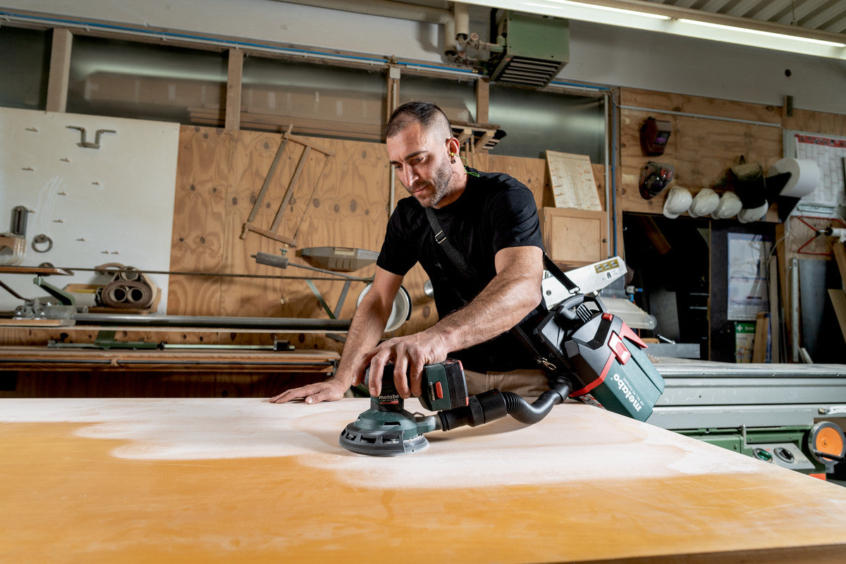 Metabo Cordless 18V Brushless 150mm (6") Random Orbital Sander SXA 18 LTX 150 BL