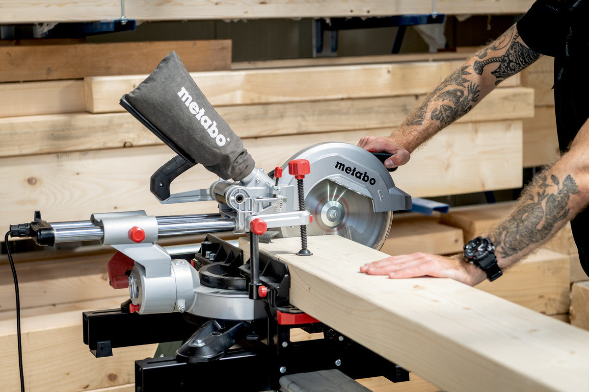 Metabo 1800W 254mm (10") Sliding Compound Mitre Saw KGS 254 M