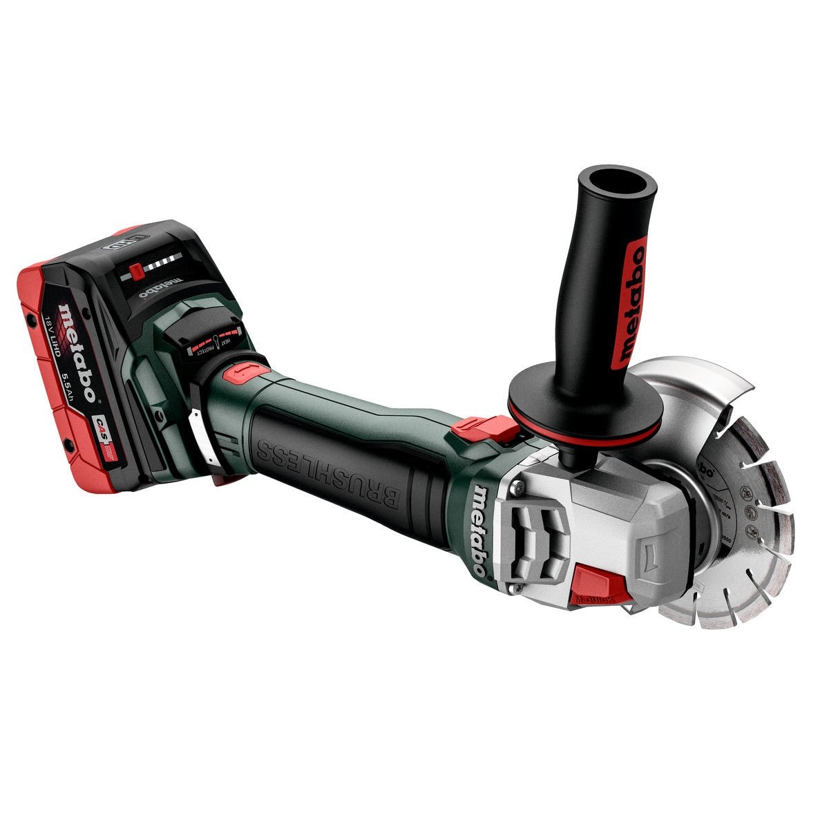 Metabo 18V Brushless 125 mm Angle Grinder with Brake & Lock Nut - Skin WB18LTBL11-125QUICK tool-junction-nz