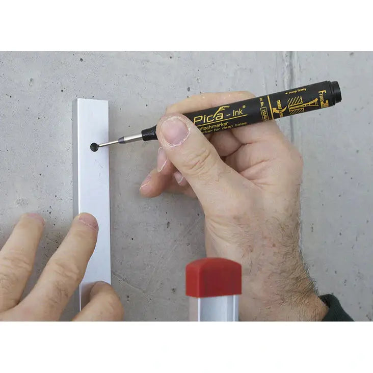 Pica Ink Deep Hole Marker Red tool-junction-nz