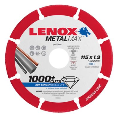 Lenox Metalmax Cutting Disc - 125 x 1.3mm Diamond Technology
