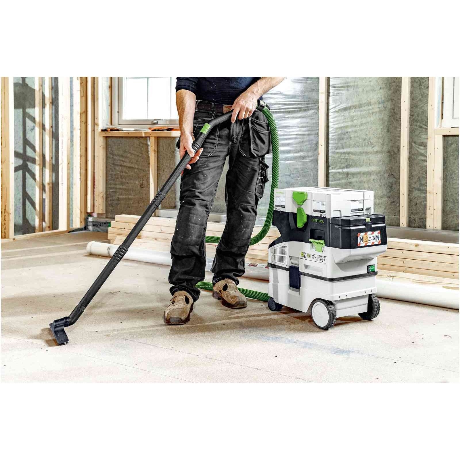 Festool Cordless Mobile Dust Extractor CTMC MIDI I Promo Kit With Batteries & Charger 577067-PROMO tool-junction-nz