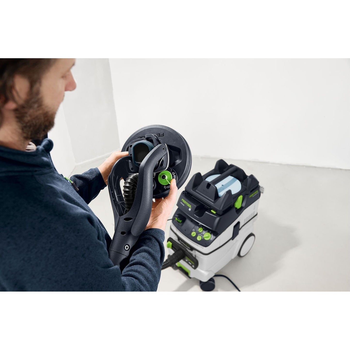Festool Long-Reach Drywall Pole Sander Planex LHS 2-M 225 EQ tool-junction-nz