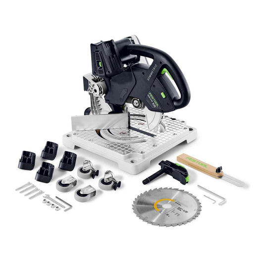 FESTOOL SYMC 70 EB Symmetric 18v Cordless Compound Mitre Saw Skin 577424 tool-junction-nz