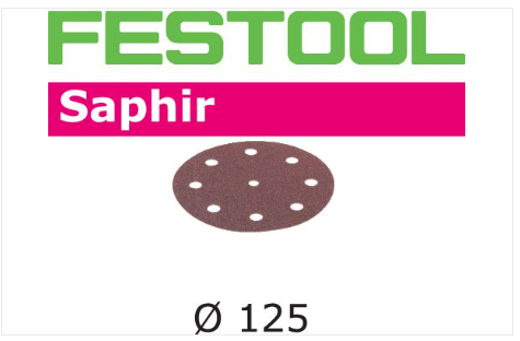 D125 Festool Saphir Sandpaper 25Pk. For aggressive sanding indent