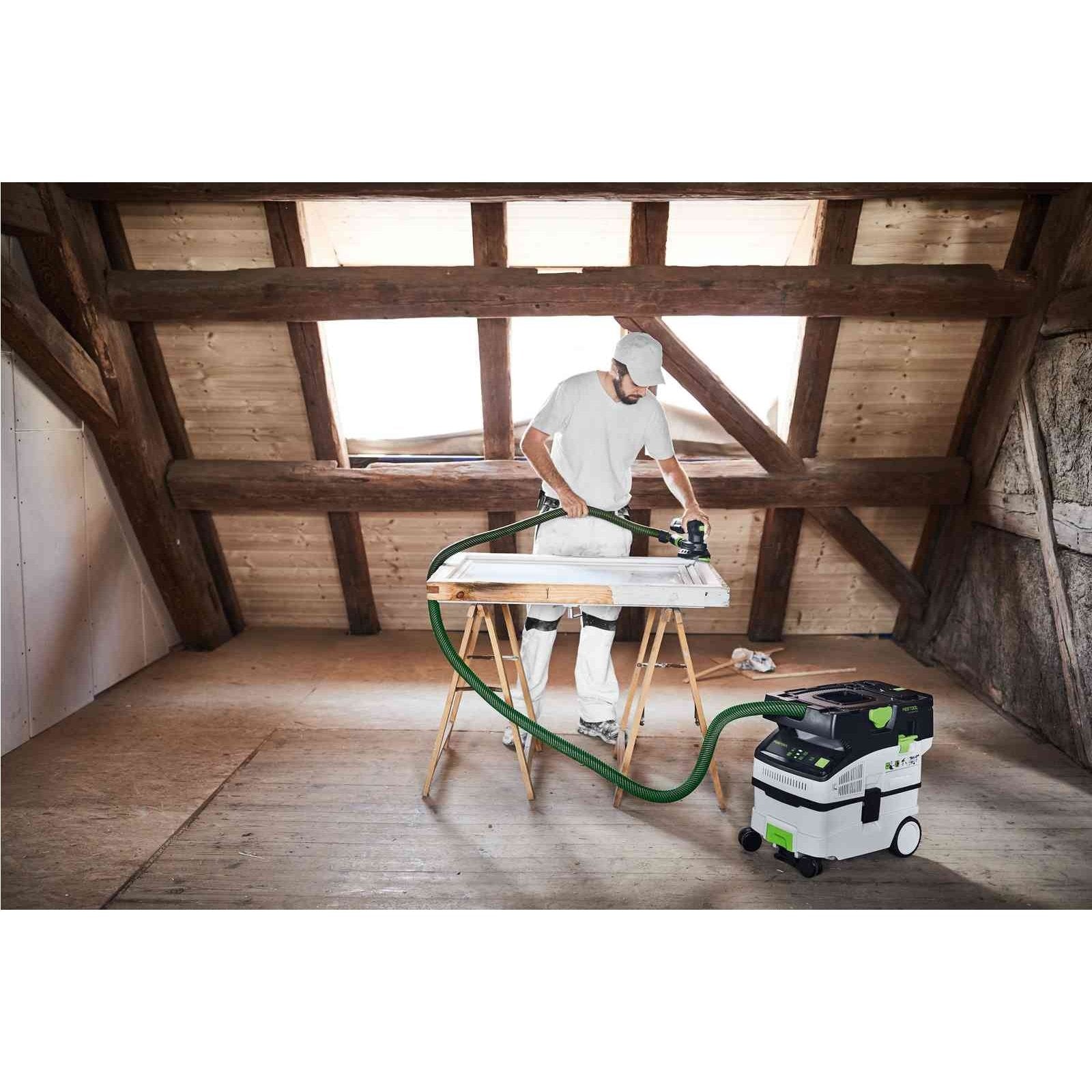 Festool Cordless Mobile Dust Extractor CTMC MIDI I Promo Kit With Batteries & Charger 577067-PROMO tool-junction-nz