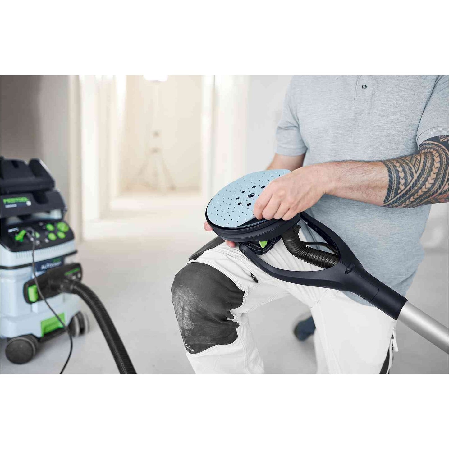 Festool Long-Reach Drywall Pole Sander and Extractor Set Planex LHS 2-M 225 EQ / CTM 36 E AC tool-junction-nz
