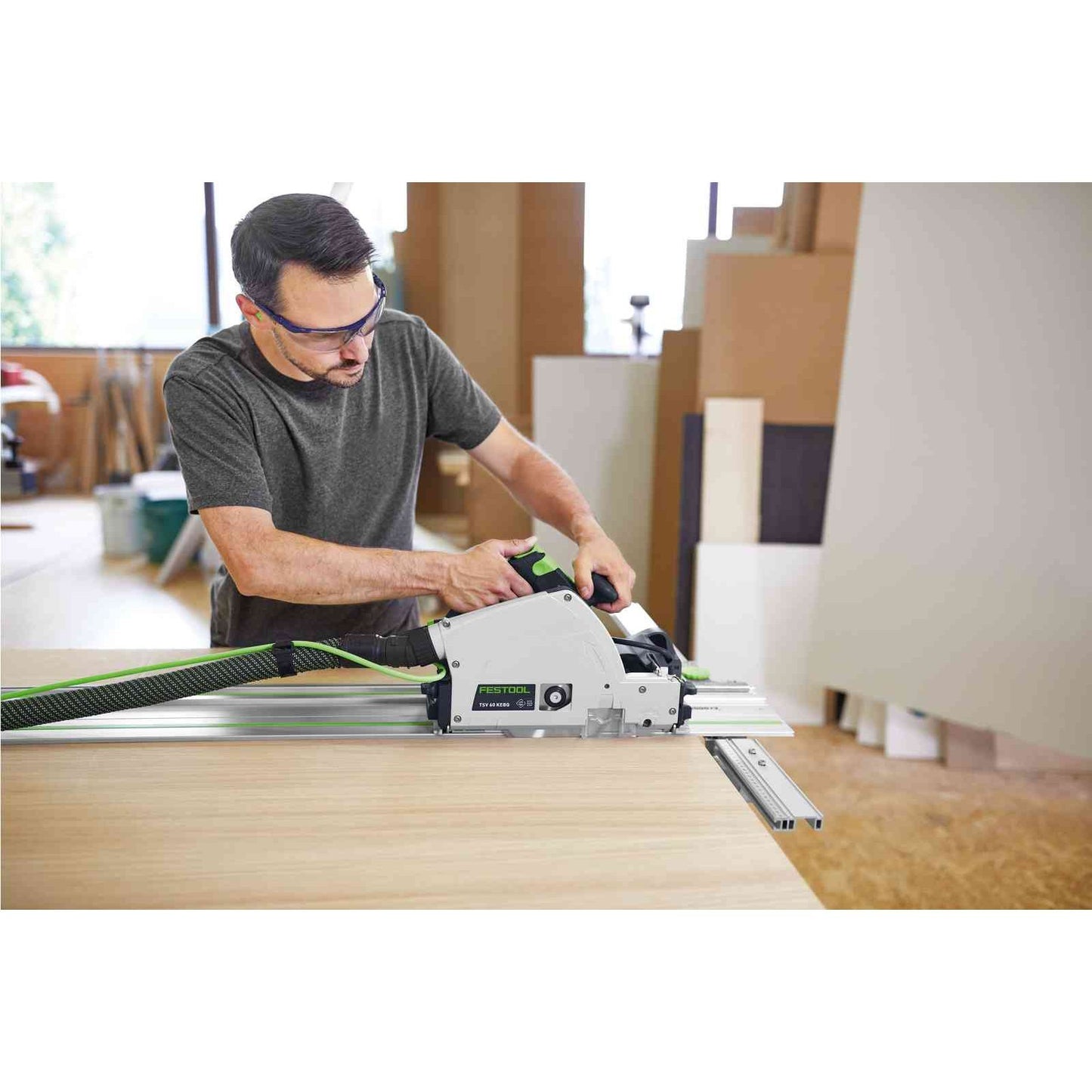 Festool TSV 60 KEBQ Plunge Cut Saw With Scoring Function 576732 tool-junction-nz