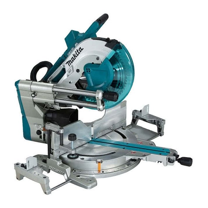Makita 18Vx2 LXT Brushless AWS 305mm 12" Cordless Sliding Compound Mitre Saw DLS211ZU tool-junction-nz