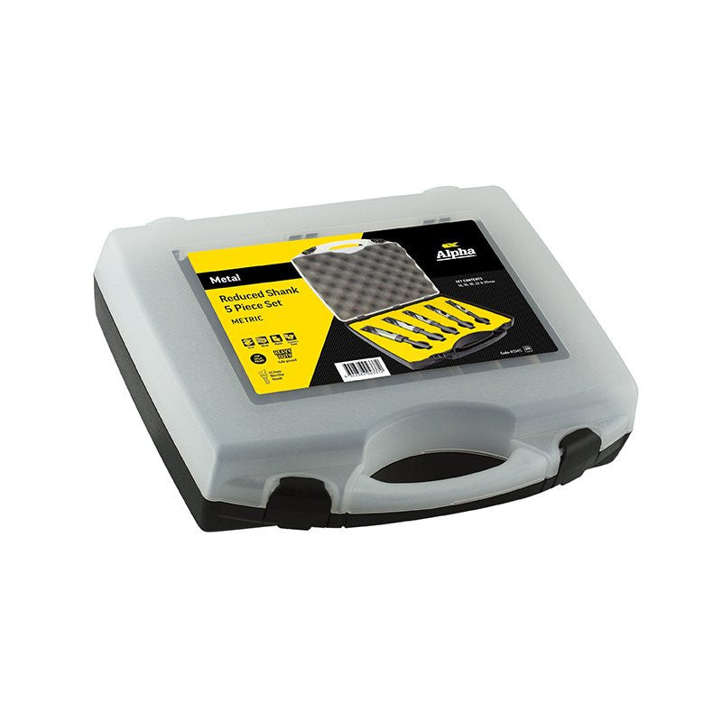 Alpha Reduced Shank Metric Drill Set 5 piece