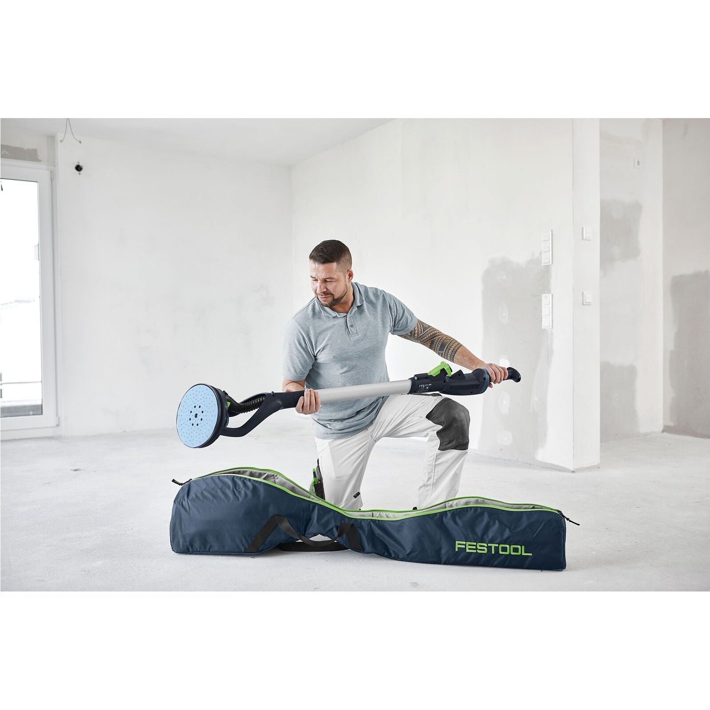 Festool Long-Reach Drywall Pole Sander Planex LHS 2-M 225 EQ tool-junction-nz