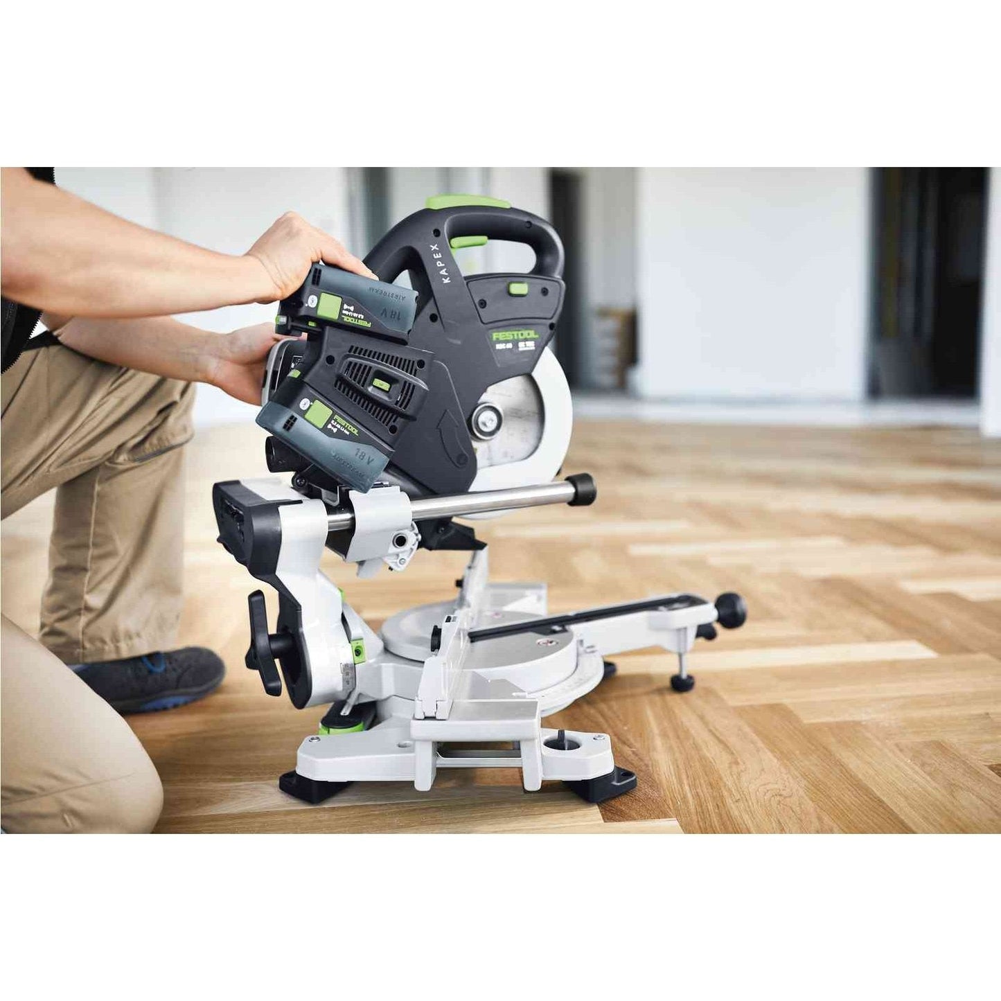 Festool KSC 60 EB 5.0 I-Plus Cordless 216mm Mitre Saw Kit tool-junction-nz