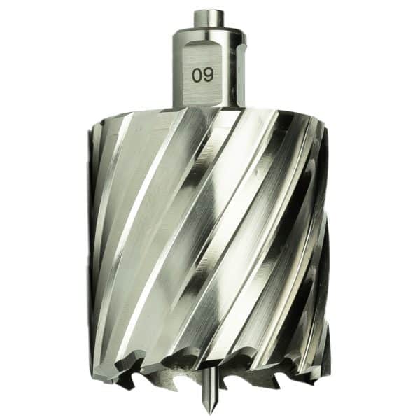 55 mm Long Euroboor HSS Annular Cutter : 12-60mm Diameter