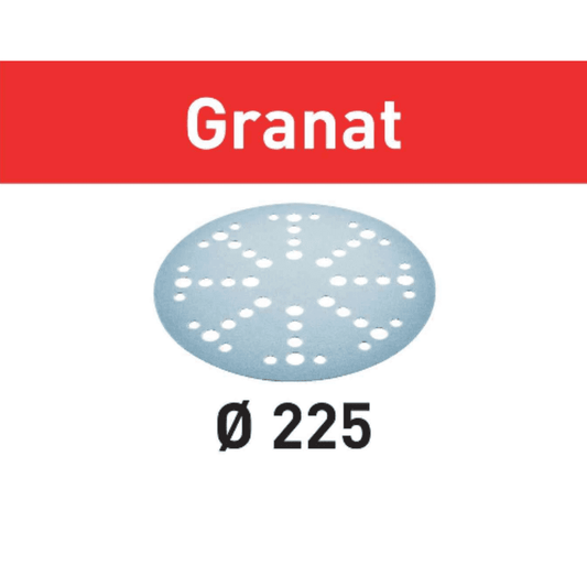D225 Festool Granat Sandpaper 25Pk