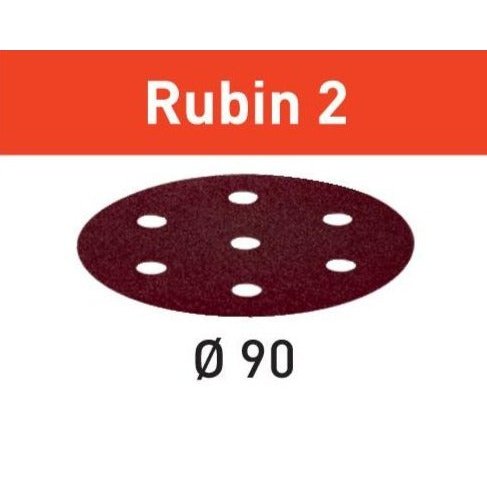 D90 RO 90 Festool Rubin 2 Sandpaper 50pk