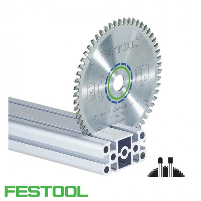 FESTOOL 160X2.2X20 TF52 BLADE. FOR ALUMINIUM 496306