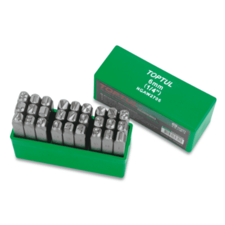 Letter Punch Set 27pcs 6mm ngaw2706