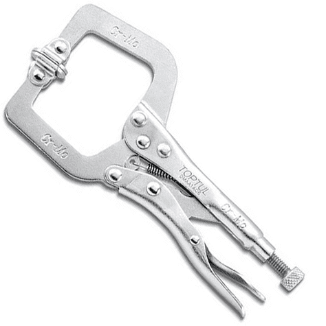Plier Locking C Clamp Swivel Tip 6" dmaa1a06