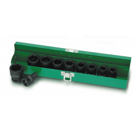 Socket Set Impact 1/2"Dr 10pc Std 10-24mm gdad1001