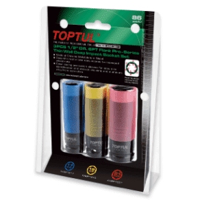 Socket Set Impact 3pc Thin Wall for Mag Wheels gdas0301