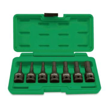 Socket Set Impact Hex Bit 3/8"Dr 7pc 4-12mm gdai0704
