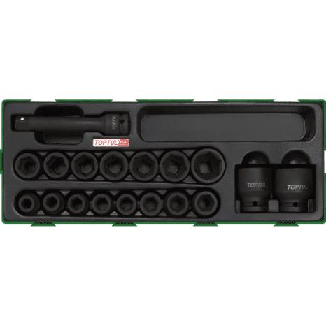 TI Impact Socket Kit 1/2"Dr MM 18pc gta1836