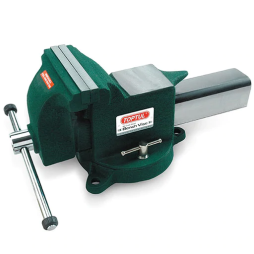 TOPTUL CAST IRON STEEL BENCH VISE 4"