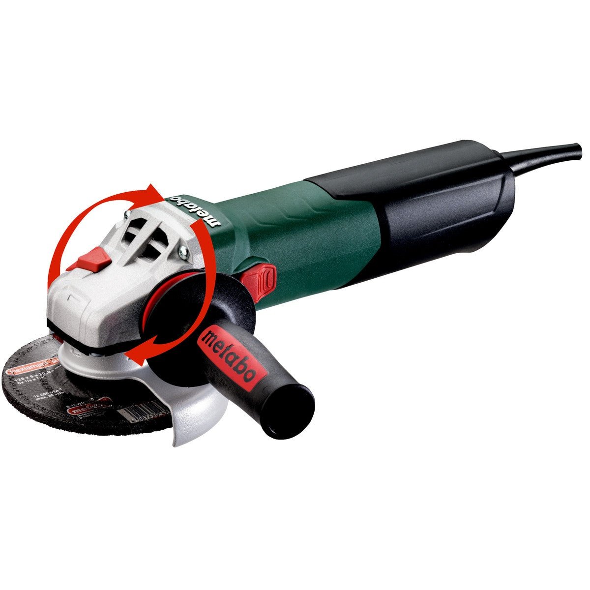 METABO 1900W 125MM VARIABLE SPEED ANGLE GRINDER WEV19-125QMBRUSH tool-junction-nz