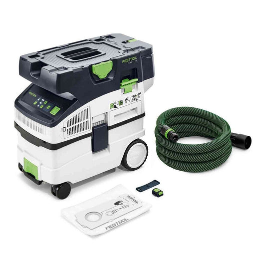 Festool Cordless Mobile Dust Extractor CTLC MIDI I Promo Kit With Batteries & Charger 577066-PROMO tool-junction-nz