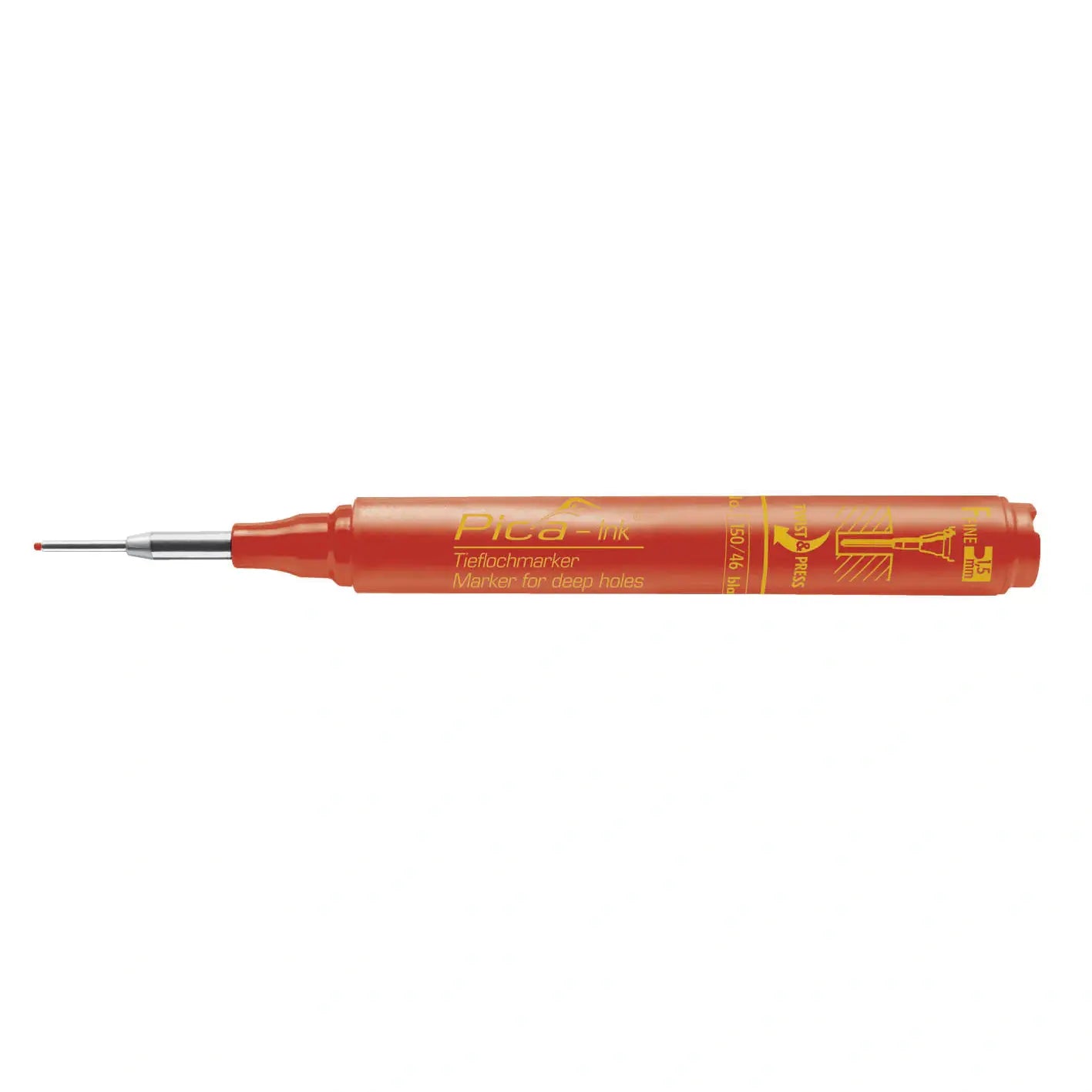 Pica Ink Deep Hole Marker Red tool-junction-nz