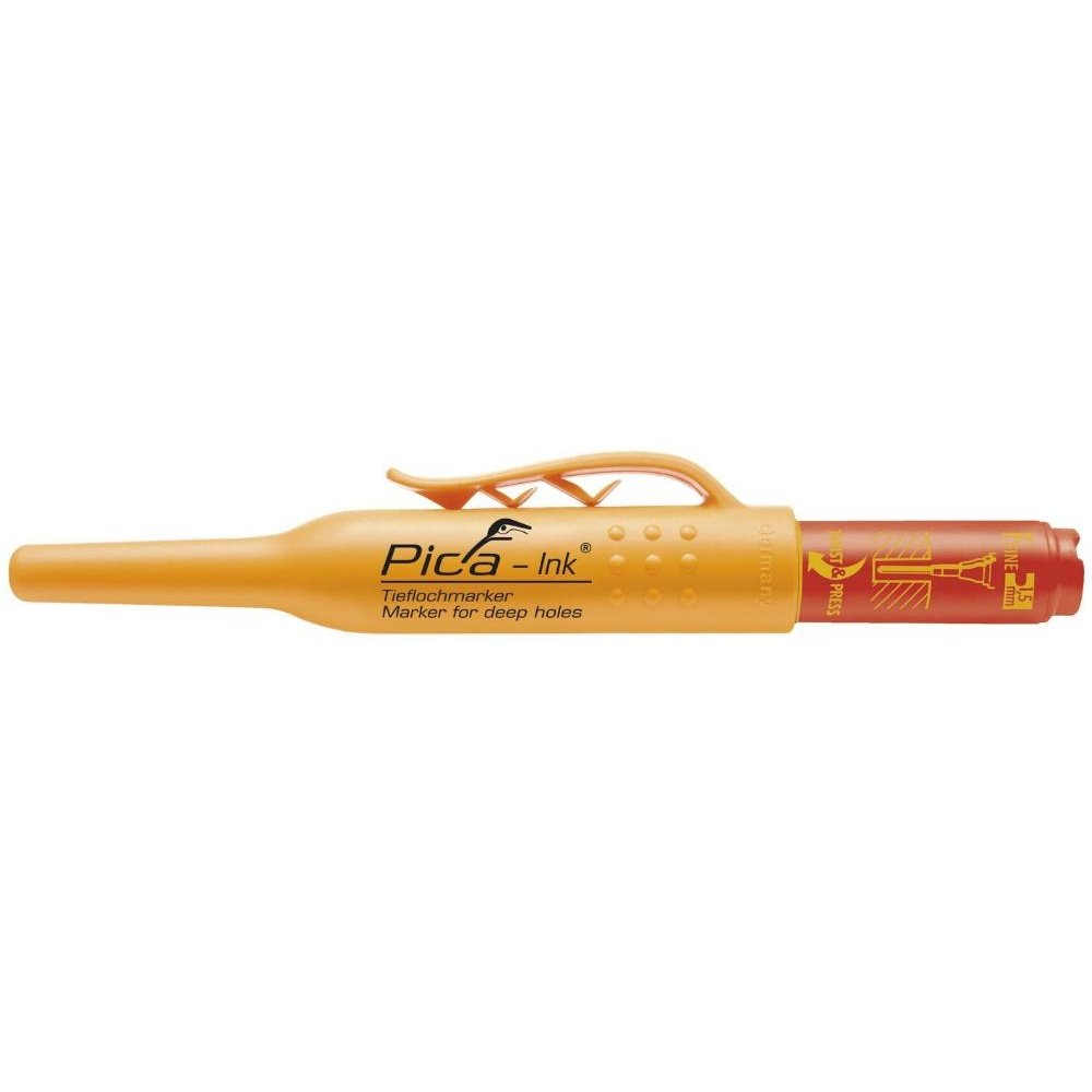 Pica Ink Deep Hole Marker Red tool-junction-nz