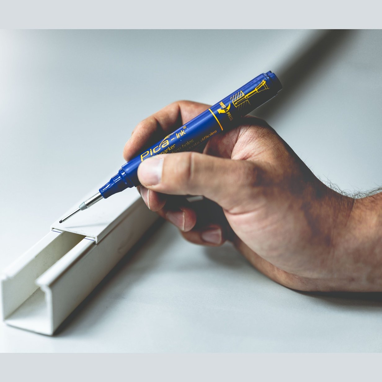 Pica Ink Deep Hole Marker Blue tool-junction-nz