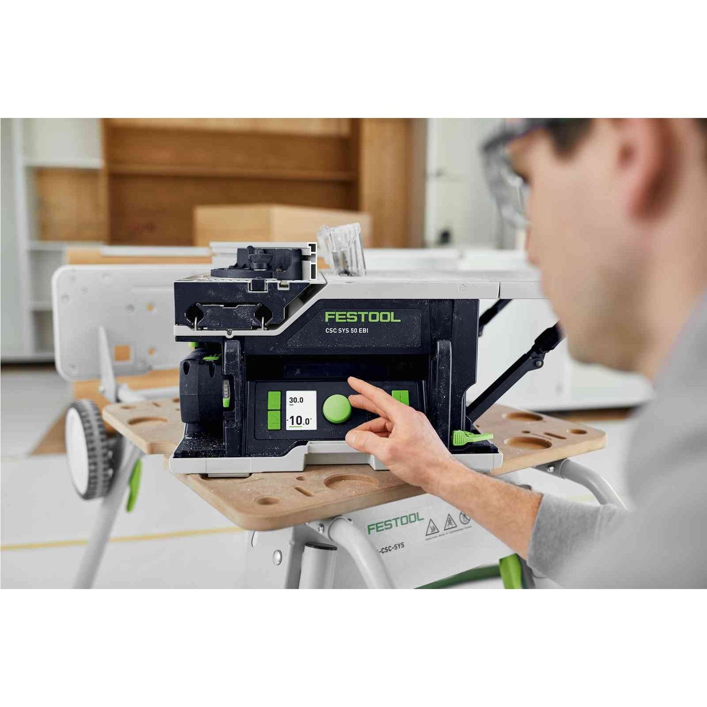 Festool Cordless Table Saw CSC SYS 50 EBI-Plus Incl. Batteries & Charger tool-junction-nz