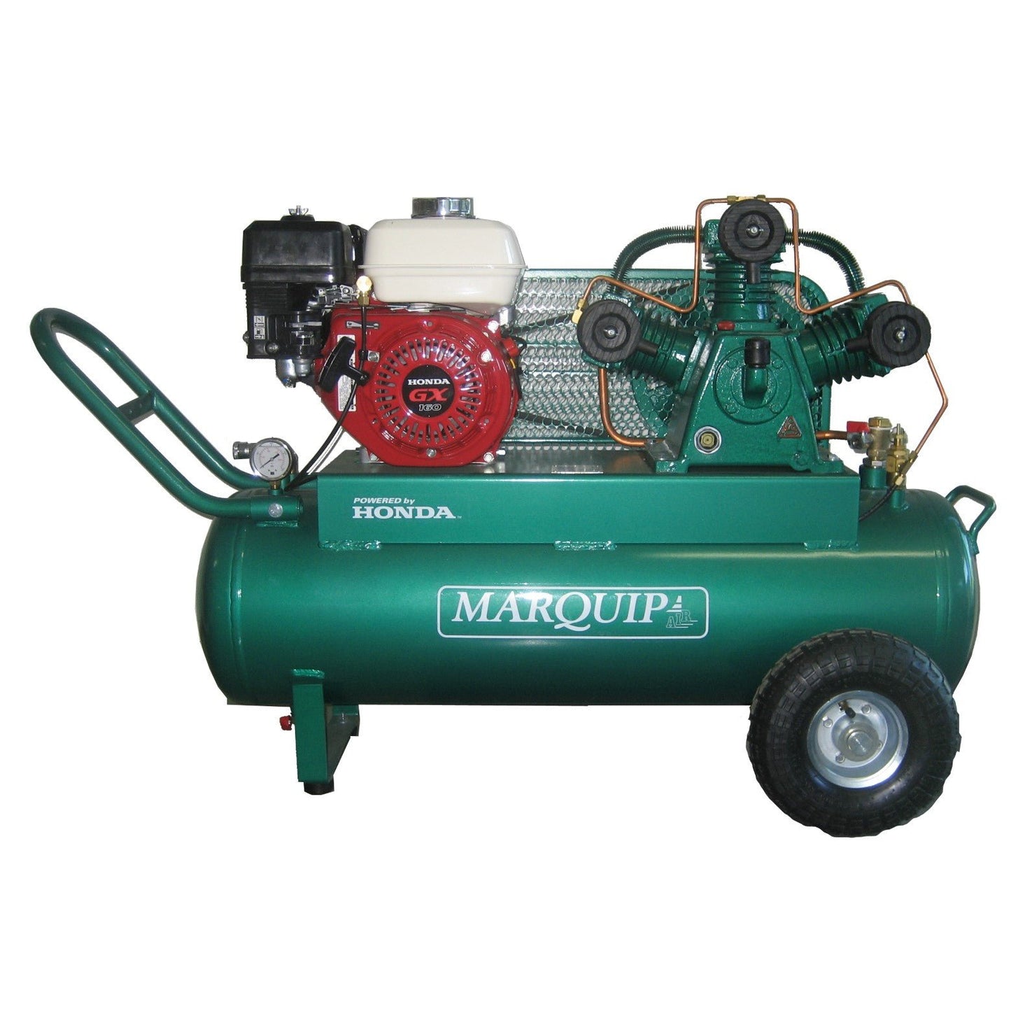 Marquip Industrial 20RFP-AG 4.1kW (5.5HP) 70L Honda Petrol Belt Drive Compressor