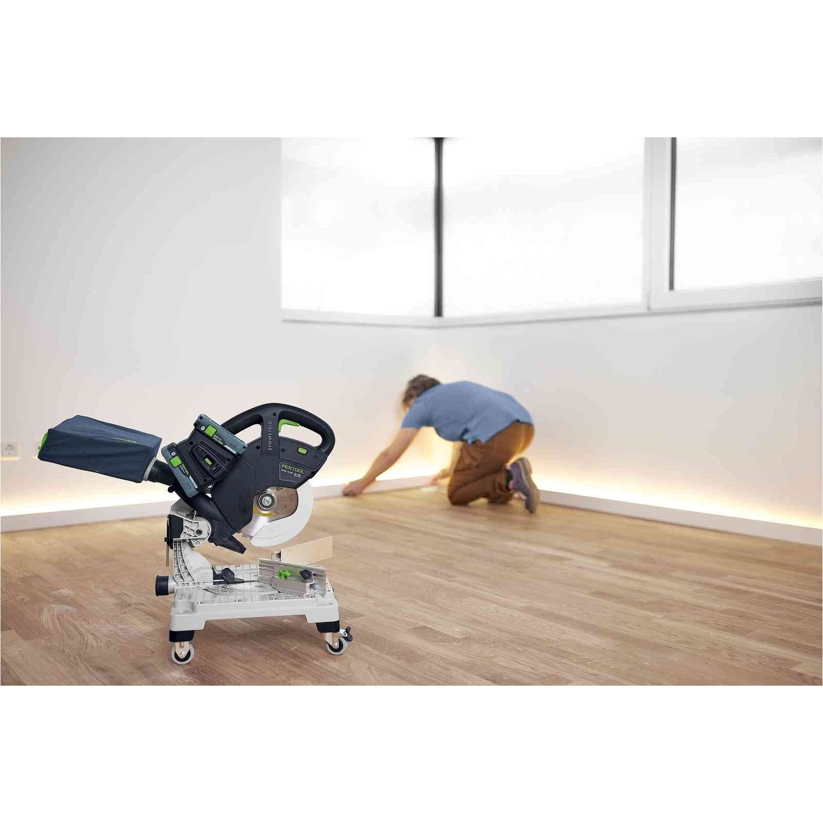 FESTOOL SYMC 70 EB Symmetric 18v Cordless Compound Mitre Saw Kit 577424-KIT tool-junction-nz