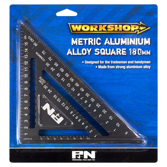 Sutton Tools SQUARE RAFTER ALUMINIUM 180MM MET P&N WORKSHOP