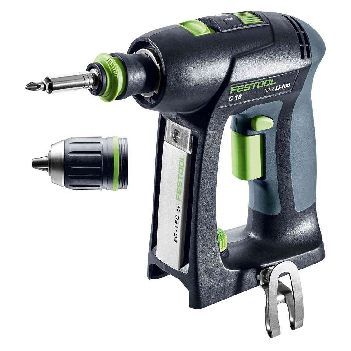 Festool C18 Cordless Drill Kit With Batteries & Charger 576434-KIT tool-junction-nz