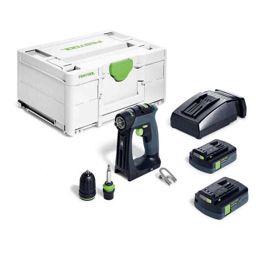 Festool 18v Cordless drill CXS 18-3.0-PLUS 576882-KIT tool-junction-nz