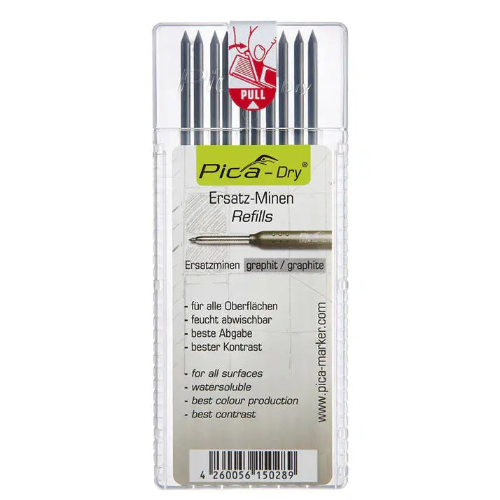 Pica Dry Refills Water Soluble Graphite 10 Pack tool-junction-nz