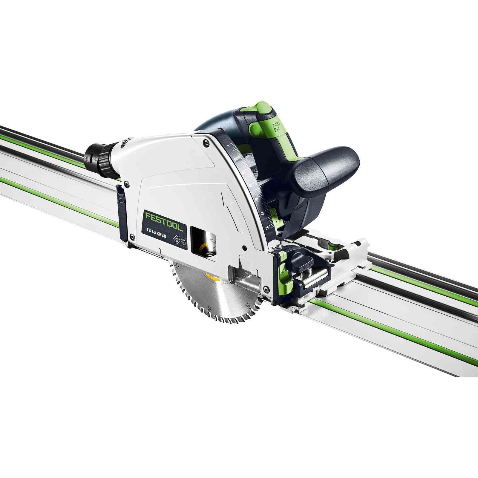 Festool TS 60 KEBQ Plus FS 168mm Brushless Plunge Cut Track Saw Special Kit With FSK250 tool-junction-nz