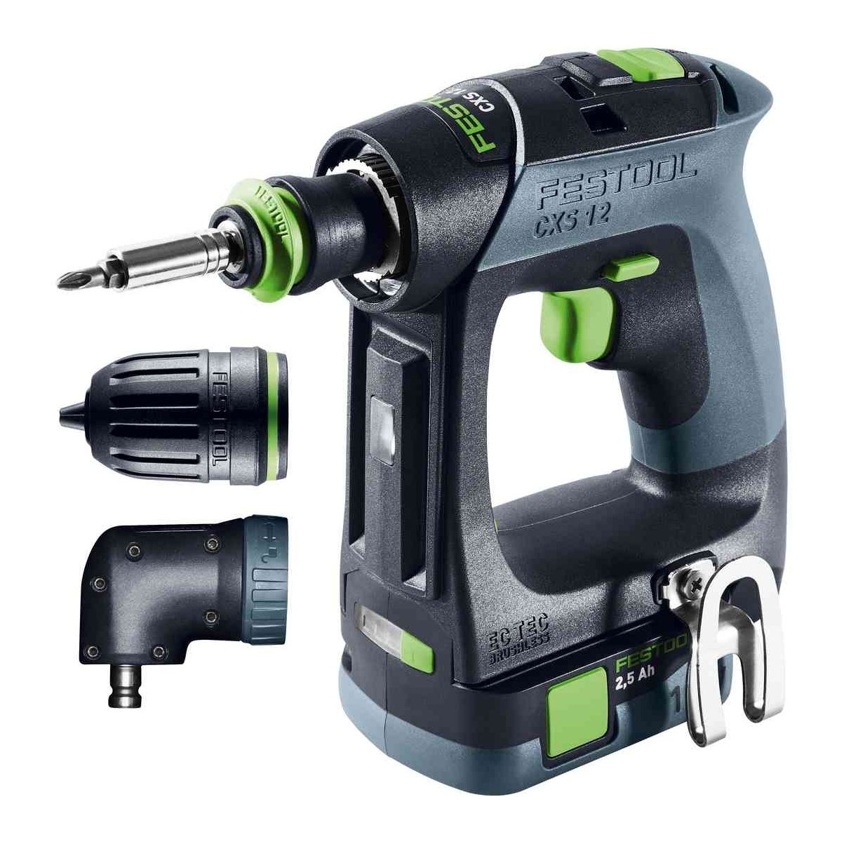 Festool CXS 12 2.5-Set 12v Cordless Drill Driver 576865 tool-junction-nz