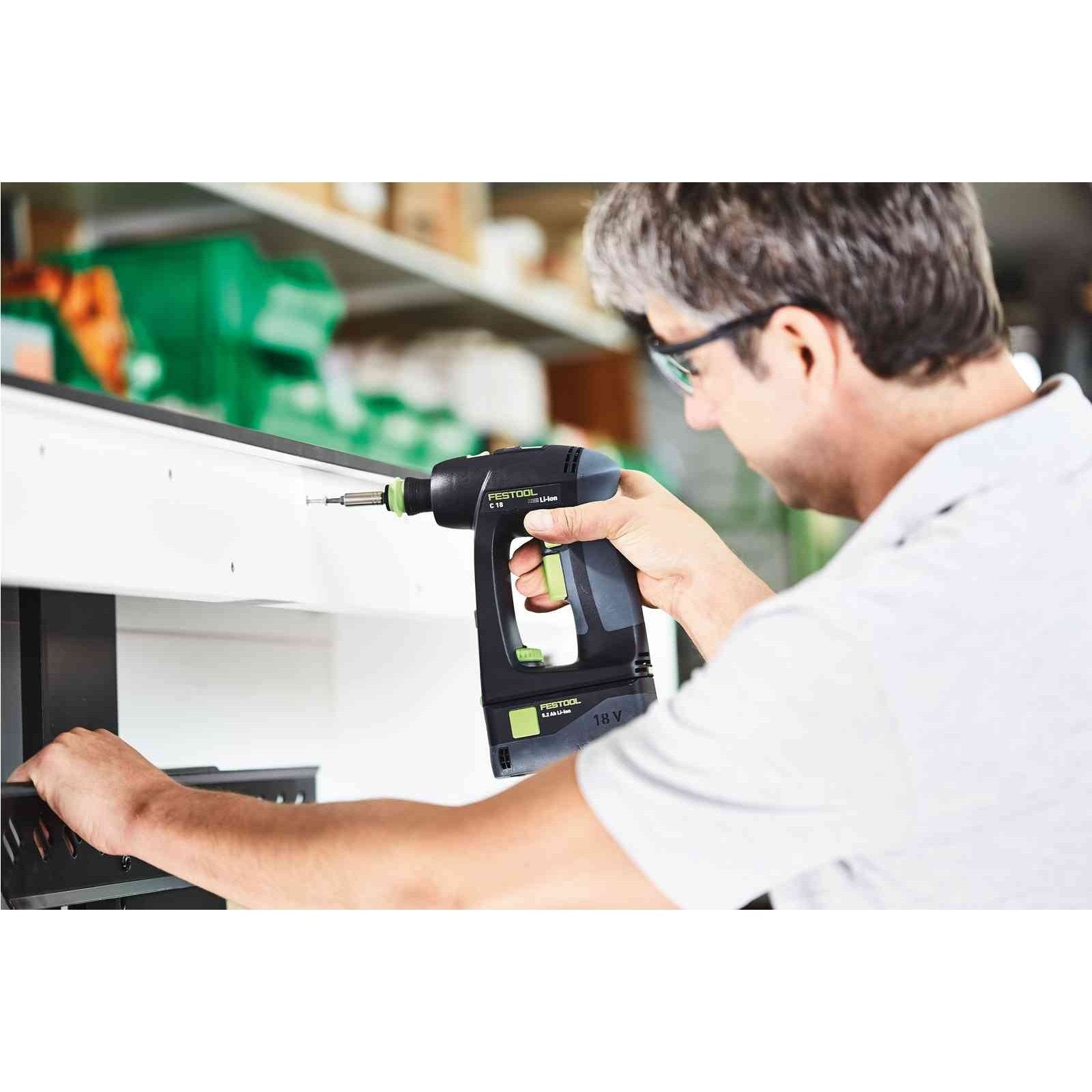 Festool C18 Cordless Drill Kit With Batteries & Charger 576434-KIT tool-junction-nz