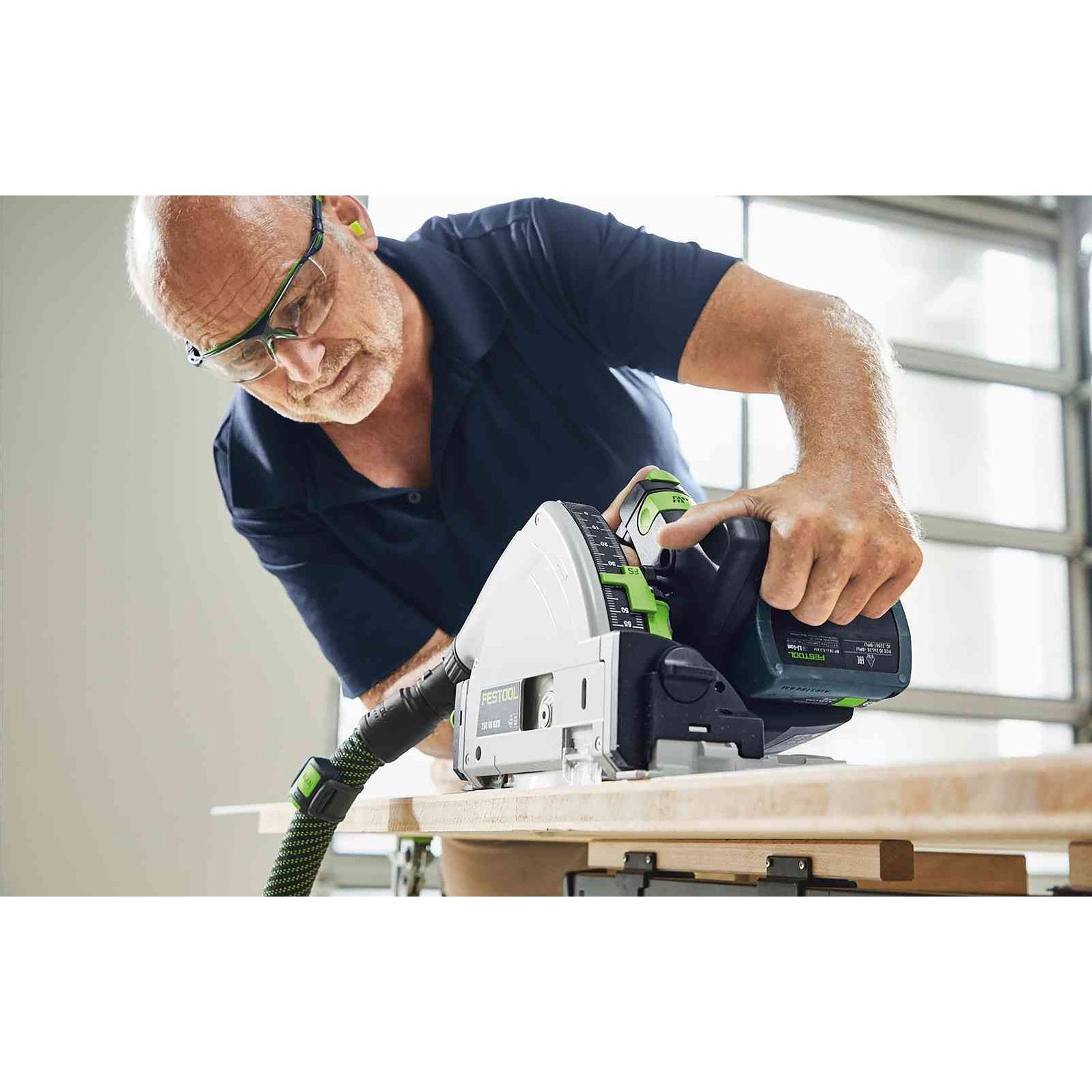 Festool TSC 55 KEB Li-Basic Cordless Plunge Cut Track Saw Skin 576712 tool-junction-nz