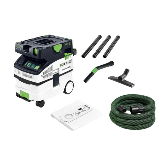 FESTOOL CTM MIDI I M CLASS DUST EXTRACTOR . INCLUDES CLEANING KIT