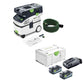 Festool Cordless Mobile Dust Extractor CTLC MIDI I 8Ah Kit With 8Ah Batteries & Charger (577066-Kit-8)