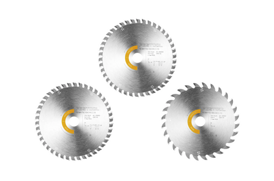 Festool Saw Blade Set KSB-SORT/3 W 160x1.8 (HK55 HKC55 TS55F TSC55K) (578547)