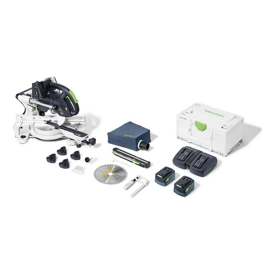 Festool KSC 60 EB 5.0 I-Plus Cordless 216mm Mitre Saw Kit tool-junction-nz