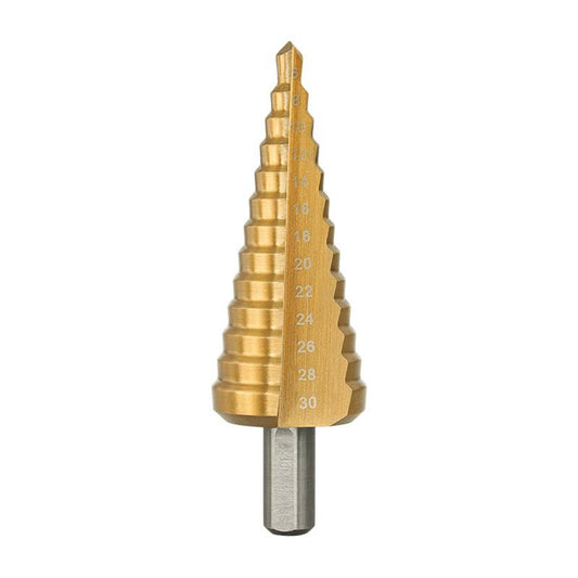 Alpha Gold Series Step Drill Straight Flute 6-30mm ( 9STM6-30)