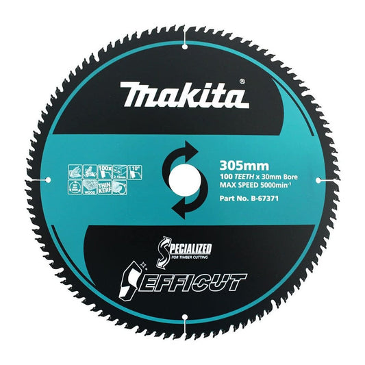 Makita EFFICUT 305mm 30mm 100T Wood Cutting Blade (B-67371)