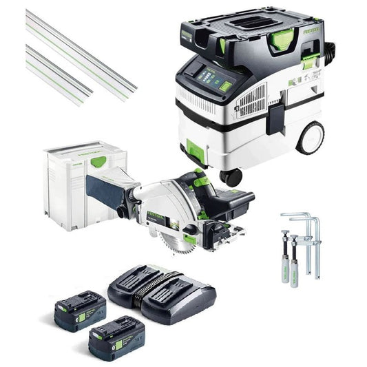 Festool Builders Starting Combo Kit 2 - Plunge Saw & Extractor